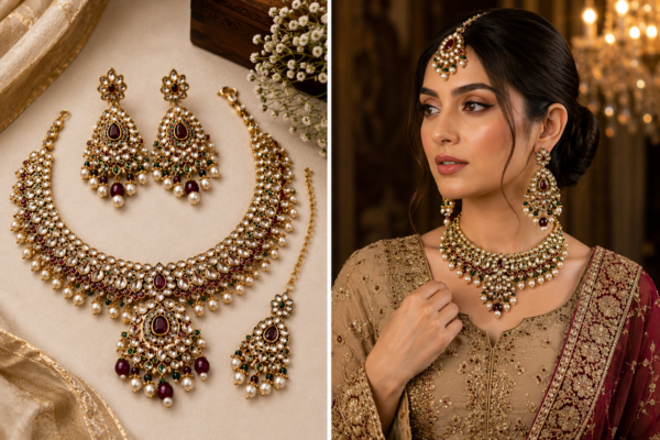 4 Ethnic Grace Kundan Jewelry Collection